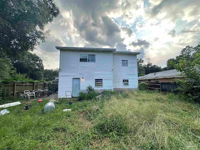 view of back of property