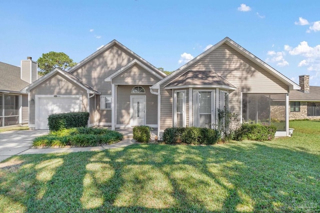 1180 Lionsgate Ln, Gulf Breeze, FL 32563 - view of front of property featuring a front yard and an attached garage