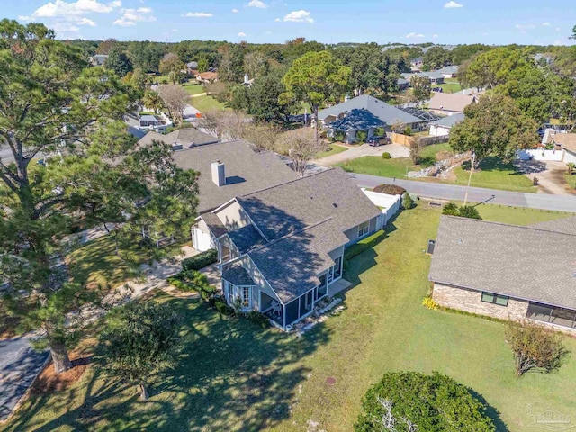 1180 Lionsgate Ln, Gulf Breeze, FL 32563 - aerial perspective of suburban area