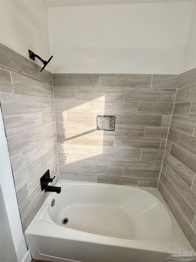 full bathroom with shower / bath combination