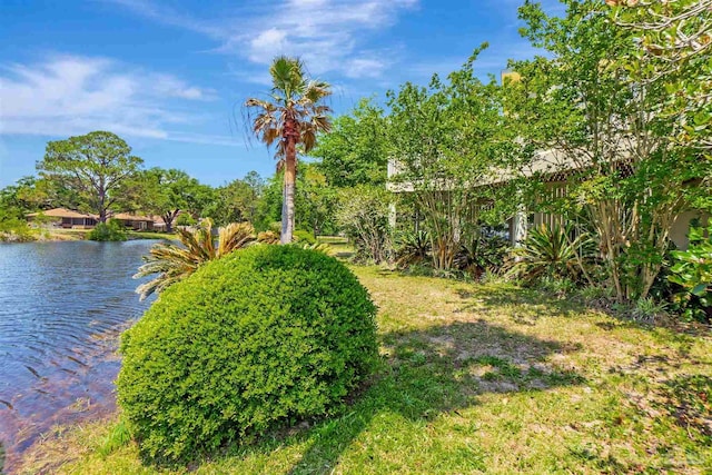 7208 Bayshore Dr, Milton, FL 32583 - view of yard featuring a water view