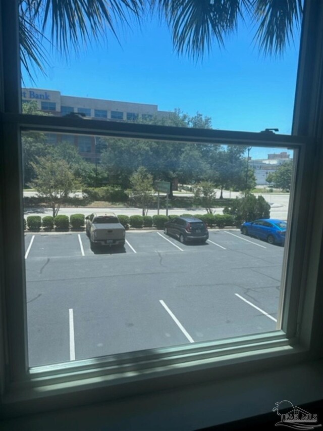 view of parking / parking lot