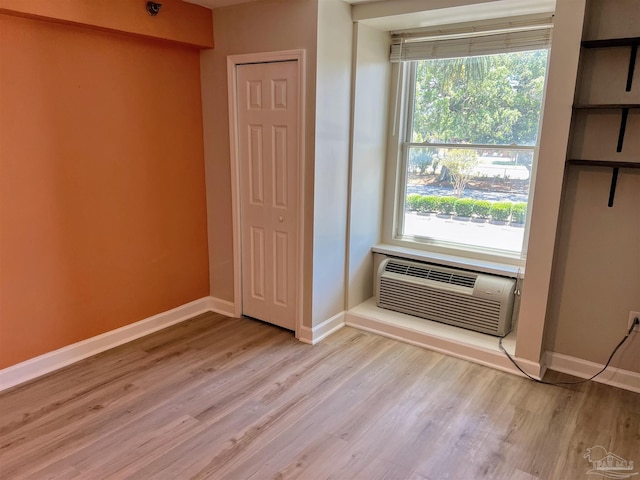 interior space featuring plenty of natural light and light hardwood / wood-style floors