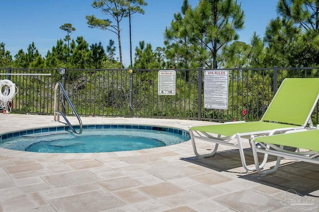 14390 Cordgrass Ln, Pensacola, FL 32507 - view of swimming pool featuring fence
