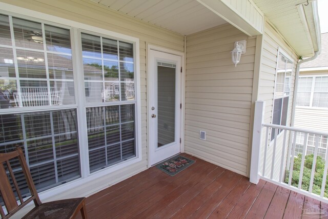 7101 Joy St Unit J5, Pensacola, FL 32504 - view of wooden terrace