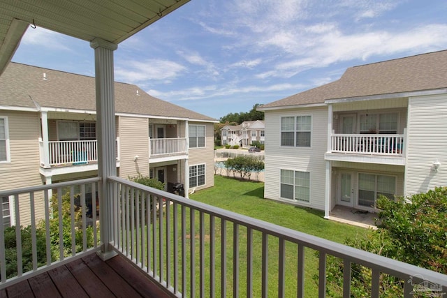 7101 Joy St Unit J5, Pensacola, FL 32504 - balcony with a residential view