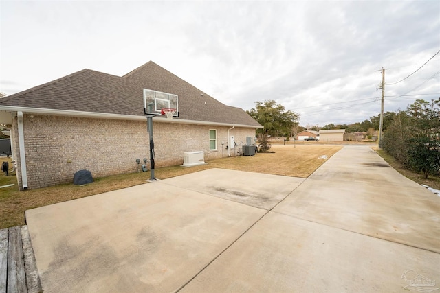 view of basketball court