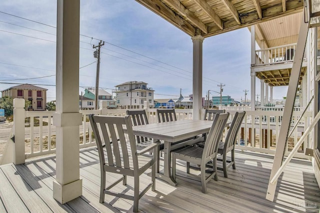 view of deck