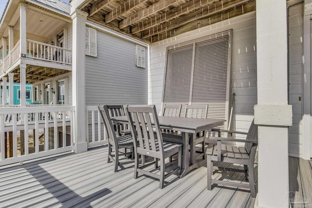 view of deck