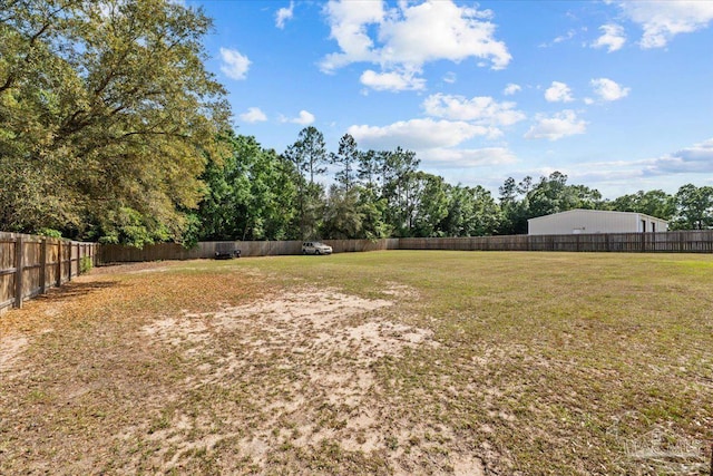2863 Wallace Lake Rd, Pace, FL 32571 - view of yard featuring a fenced backyard