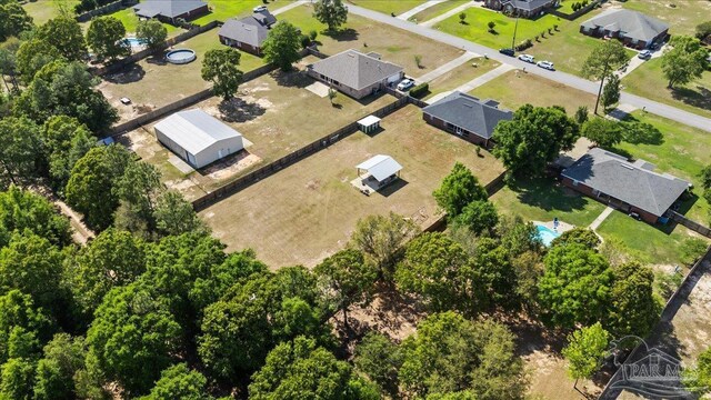 2863 Wallace Lake Rd, Pace, FL 32571 - aerial view with a residential view