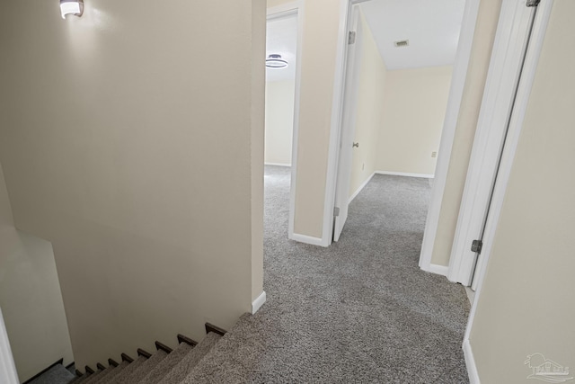6136 Beasley Rd, Crestview, FL 32536 - corridor with carpet and baseboards