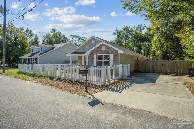 view of front of home