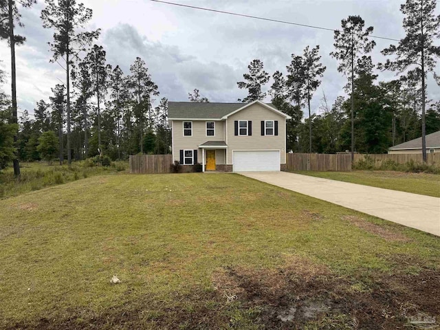 2143 Pineview Church Rd, Jay, FL 32565 - traditional-style home featuring a garage and concrete driveway