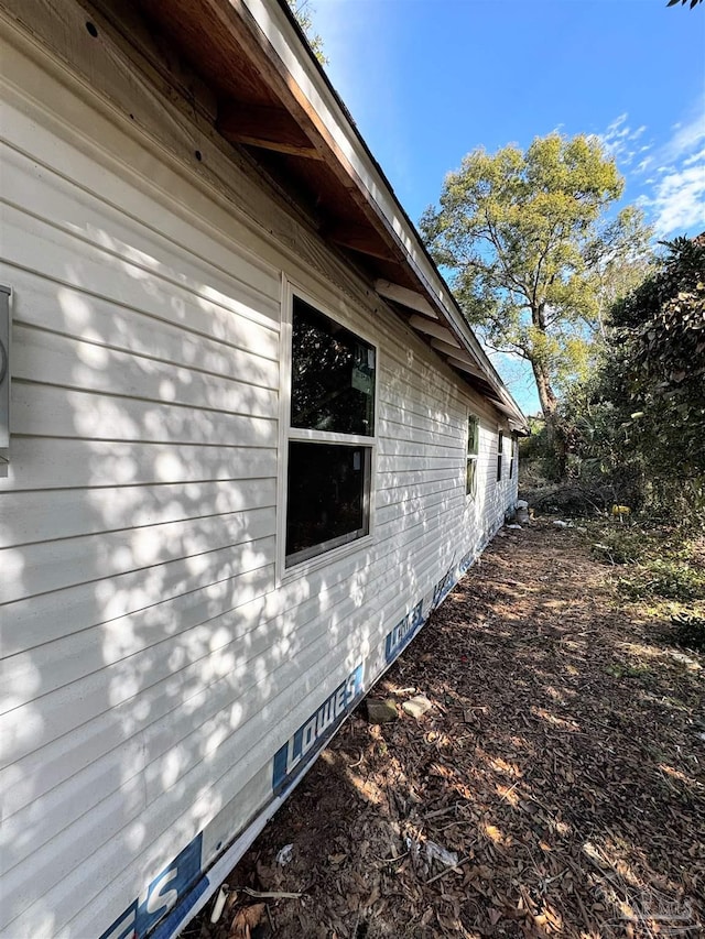 view of home's exterior