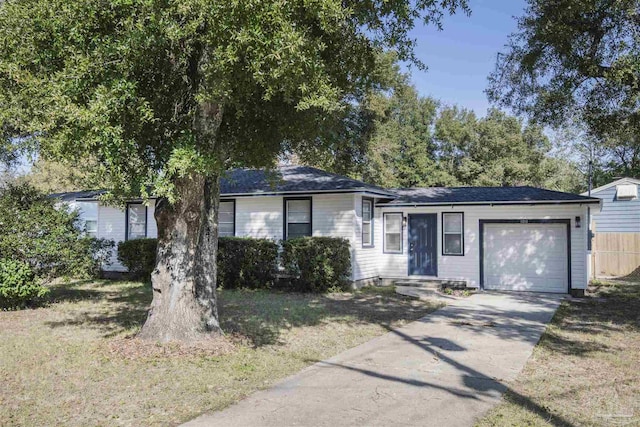 ranch-style house with a garage