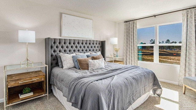 bedroom featuring carpet floors