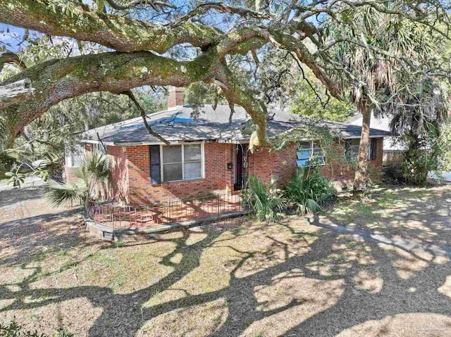 view of ranch-style home