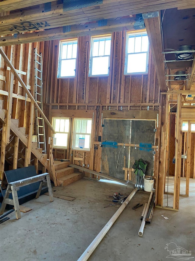 miscellaneous room featuring plenty of natural light