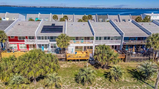1650 Bulevar Menor, Pensacola Beach, FL 32561 - drone / aerial view featuring a water view