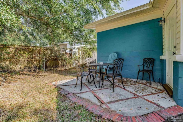 view of patio