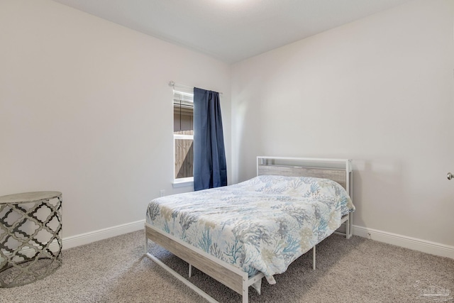 bedroom with carpet flooring