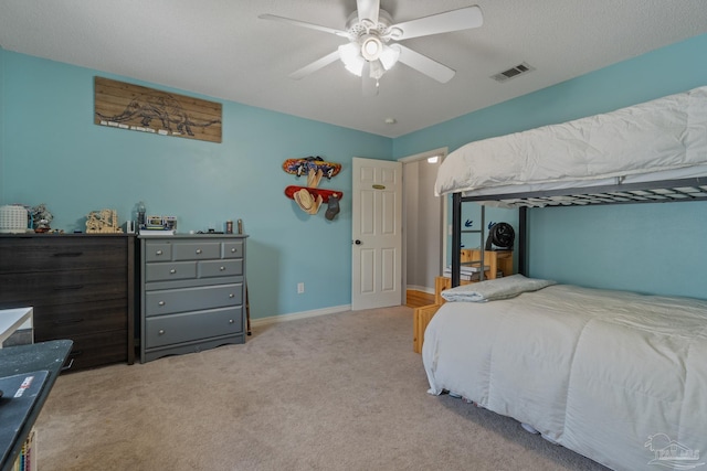 1265 Grand Ridge Cir, Gulf Breeze, FL 32563 - carpeted bedroom featuring ceiling fan and baseboards