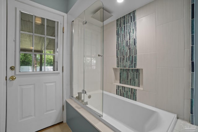1265 Grand Ridge Cir, Gulf Breeze, FL 32563 - full bath featuring a combined bath / shower with rainfall shower