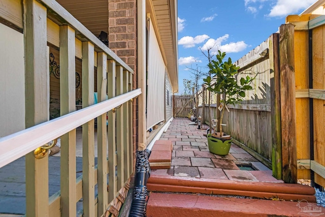 exterior space with a patio