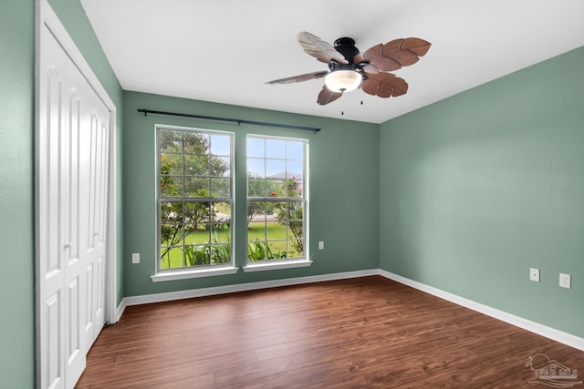 208 Millet Cir, Cantonment, FL 32533 - unfurnished room featuring wood finished floors and baseboards