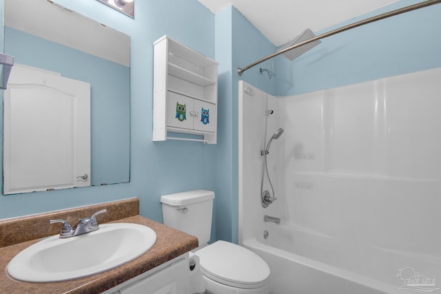 208 Millet Cir, Cantonment, FL 32533 - bathroom with toilet,  shower combination, and vanity