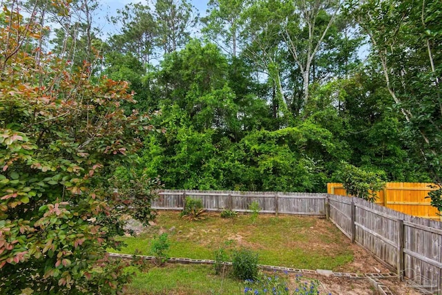 208 Millet Cir, Cantonment, FL 32533 - view of yard featuring a fenced backyard