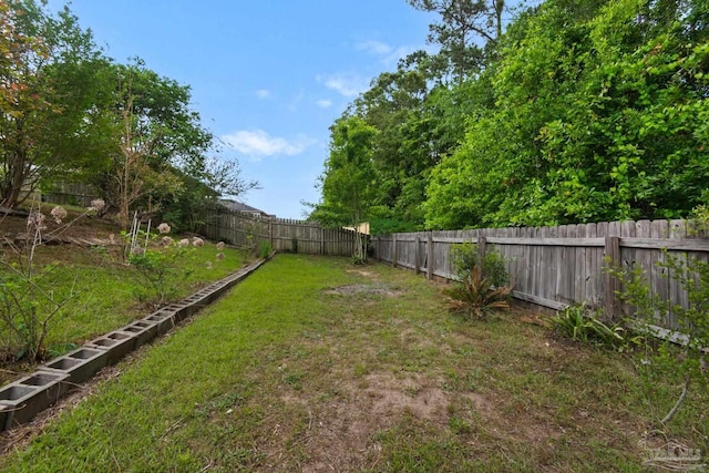 208 Millet Cir, Cantonment, FL 32533 - view of yard featuring a fenced backyard