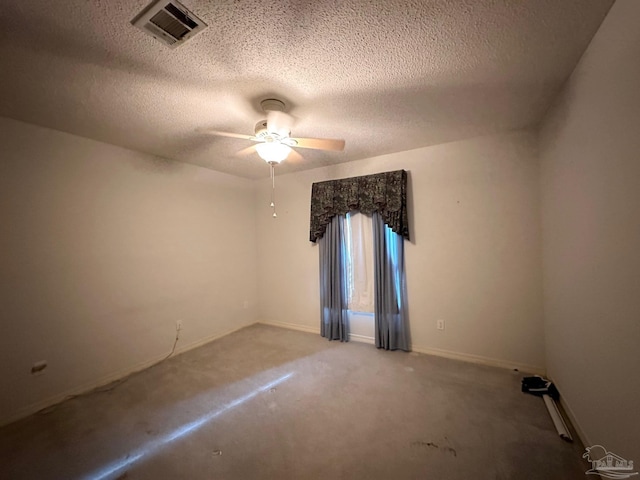 5473 Timber Creek Cir, Pace, FL 32571 - unfurnished room featuring a ceiling fan, a textured ceiling, and carpet flooring