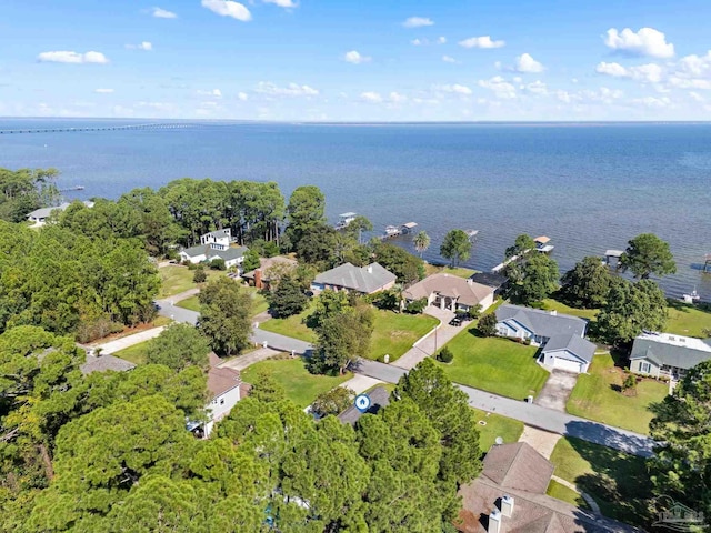 3869 Paradise Bay Dr, Gulf Breeze, FL 32563 - view of property location featuring a large body of water and nearby suburban area