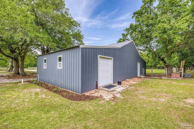 view of outbuilding with an outbuilding