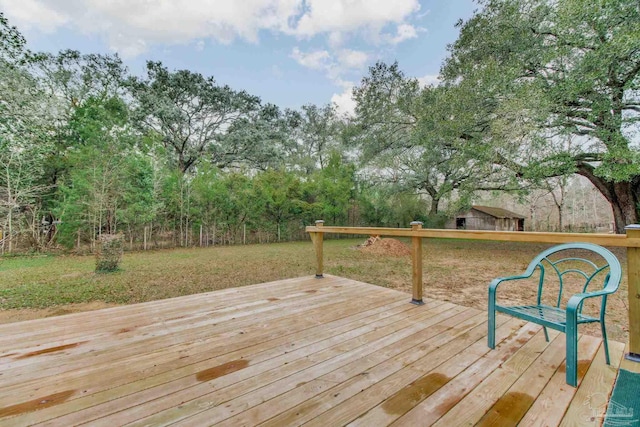 view of deck