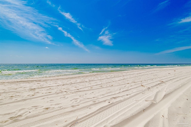 water view featuring a beach view