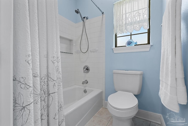3849 Saber Tooth Cir, Gulf Breeze, FL 32563 - bathroom featuring tile patterned floors and shower / bath combo