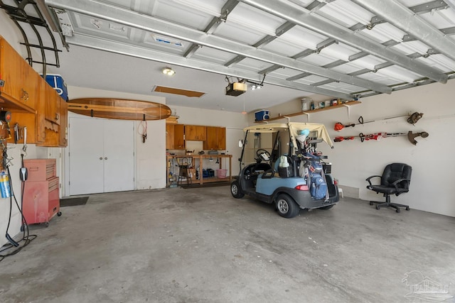 3849 Saber Tooth Cir, Gulf Breeze, FL 32563 - garage with a garage door opener
