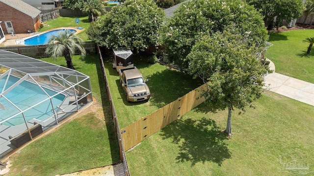 3849 Saber Tooth Cir, Gulf Breeze, FL 32563 - aerial view of a pool