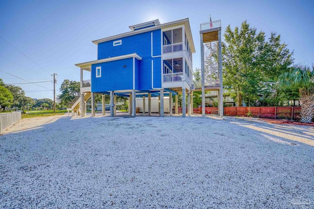 view of rear view of house