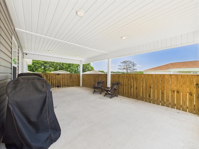 430 Morris Ave, Cantonment, FL 32533 - view of patio / terrace with fence and grilling area