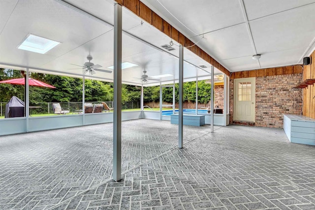 465 Man O War Cir, Cantonment, FL 32533 - view of pool with a ceiling fan and a patio