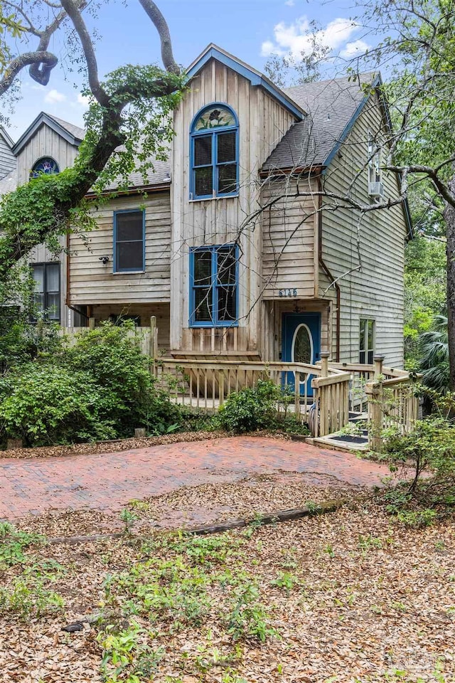 view of rear view of property