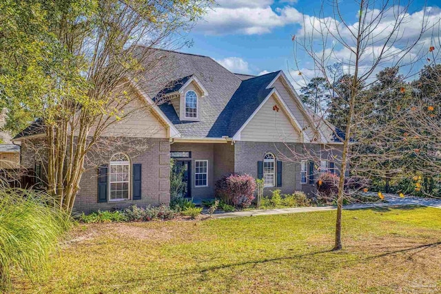 view of front of house featuring a front yard