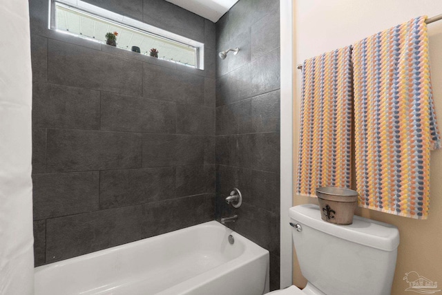 420 Palm Lake Dr, Pensacola, FL 32507 - full bathroom featuring toilet and bathing tub / shower combination
