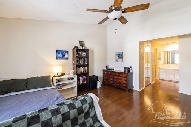 2299 Scenic Hwy Unit T7, Pensacola, FL 32503 - bedroom with wood finished floors and ceiling fan