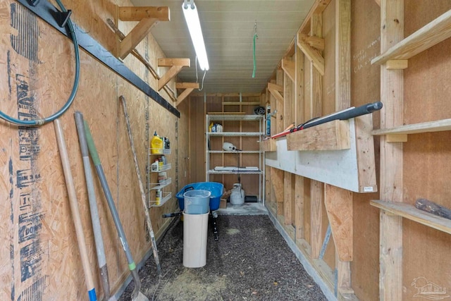 view of storage