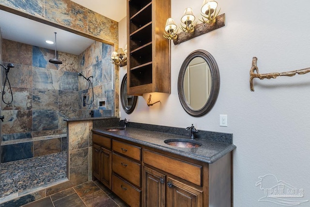 4513 River Ranch Rd, Milton, FL 32583 - full bath with double vanity and a walk in shower